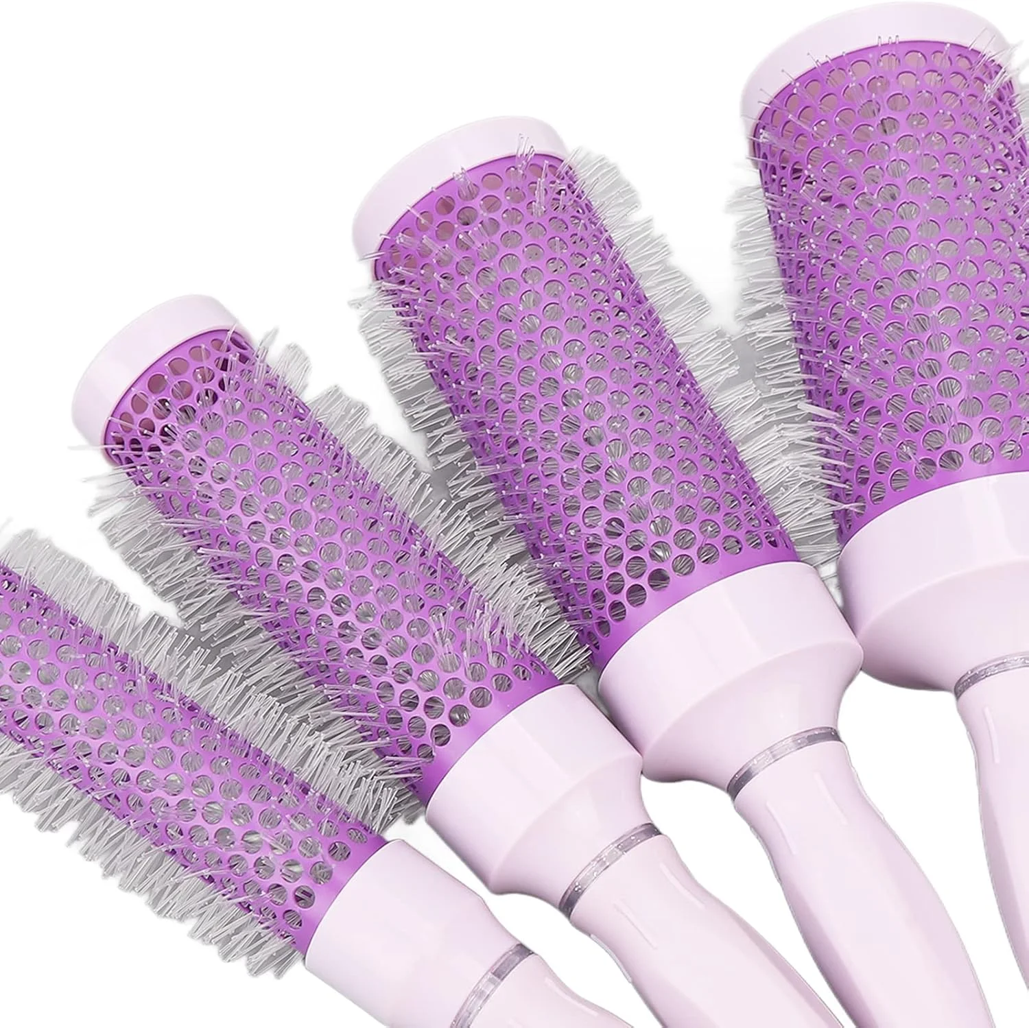 Round Brush Set for Blow Drying Curling, Hair Styling Blow Drying Curling Brush Round Brush Reduce Hair Dryness Promote Healthy Hair Growth Nylon Styling Hair Brush for Nylon Bristles Hair Blow Drying Round Brush Set for Blow Drying Curling, Hair Styling Blow Drying Curling Brush Round Brush Reduce Hair Dryness Promote Healthy Hair Growth Nylon Styling Hair Brush for Nylon Bristles Hair Blow Drying