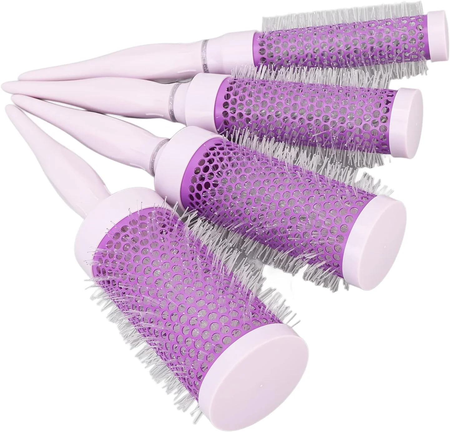 Round Brush Set for Blow Drying Curling, Hair Styling Blow Drying Curling Brush Round Brush Reduce Hair Dryness Promote Healthy Hair Growth Nylon Styling Hair Brush for Nylon Bristles Hair Blow Drying Round Brush Set for Blow Drying Curling, Hair Styling Blow Drying Curling Brush Round Brush Reduce Hair Dryness Promote Healthy Hair Growth Nylon Styling Hair Brush for Nylon Bristles Hair Blow Drying