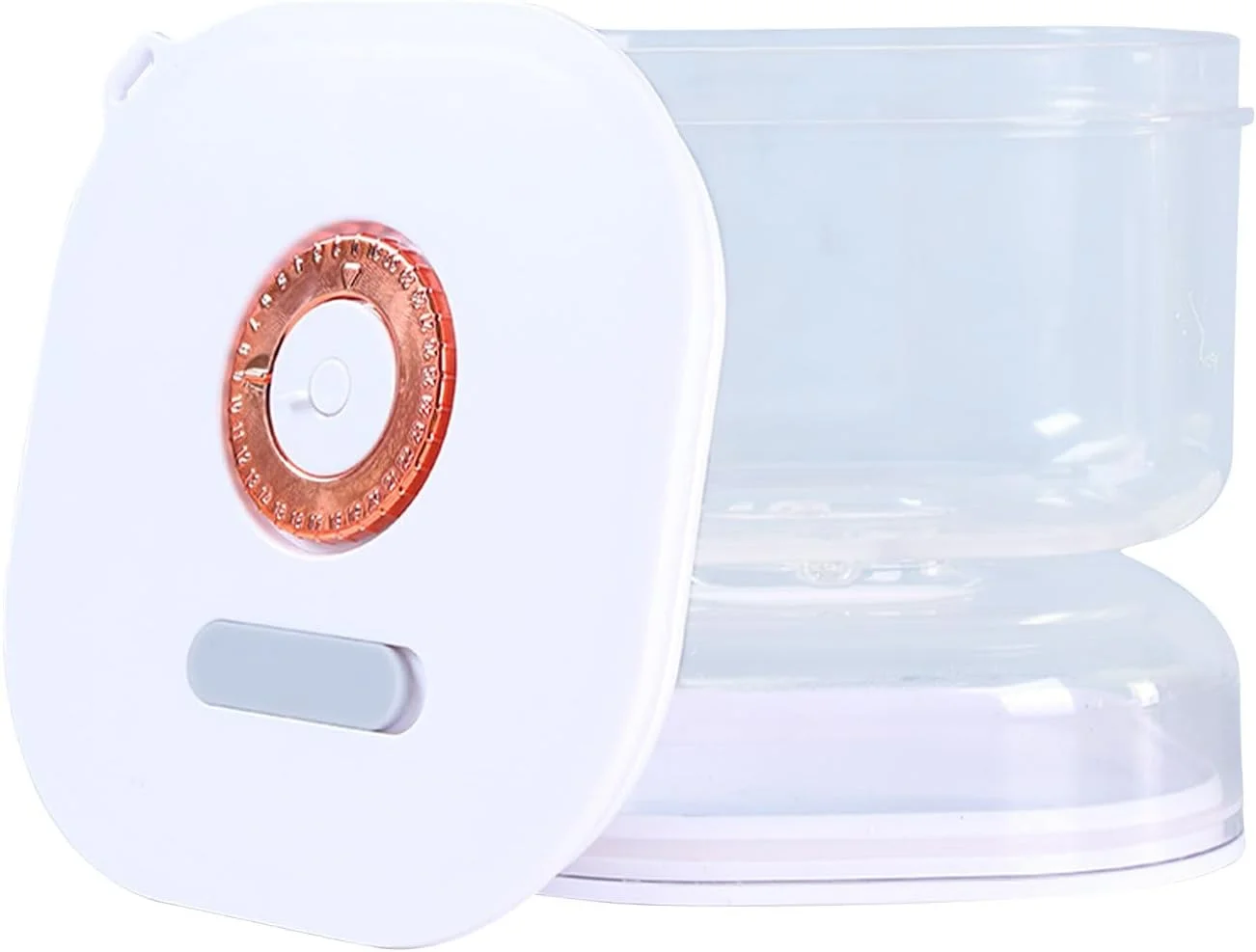 ظرف ترشی - ظروف ترشی 400 گرمی با درب تایمردار | جعبه نگهداری مواد غذایی با صافی | برای آرد، سالاد، جو دوسر، شکر، شیرینی، آماده سازی غذا، ماست، کره، مربا