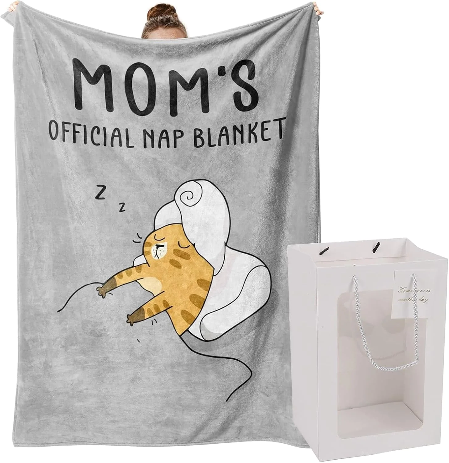 پتو هدیه برای مادر، پتو هدیه تولد مادر از طرف دختر یا پسر، پتو فلانل نرم هدیه تولد برای مادر/مامانی برای هدیه تولد روز مادر، 50"x60"