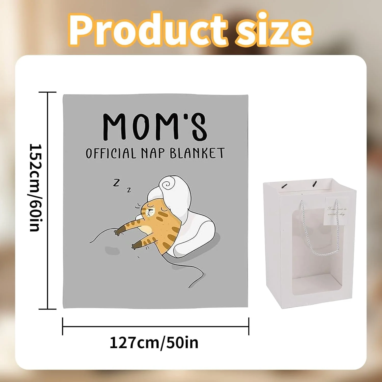 پتو هدیه برای مادر، پتو هدیه تولد مادر از طرف دختر یا پسر، پتو فلانل نرم هدیه تولد برای مادر/مامانی برای هدیه تولد روز مادر، 50"x60" پتو هدیه برای مادر، پتو هدیه تولد مادر از طرف دختر یا پسر، پتو فلانل نرم هدیه تولد برای مادر/مامانی برای هدیه تولد روز مادر، 50"x60"