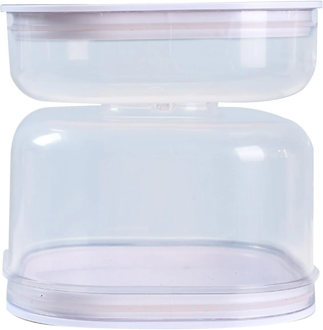 ظرف تخمیر، ظروف ترشی ۱۴ اونسی با درب تایمر دار - جعبه جداکننده آب ترشی، برای سالاد، آبنبات، جو دوسر، شکر، کلوچه، آماده سازی غذا، ماست، کره، مربا