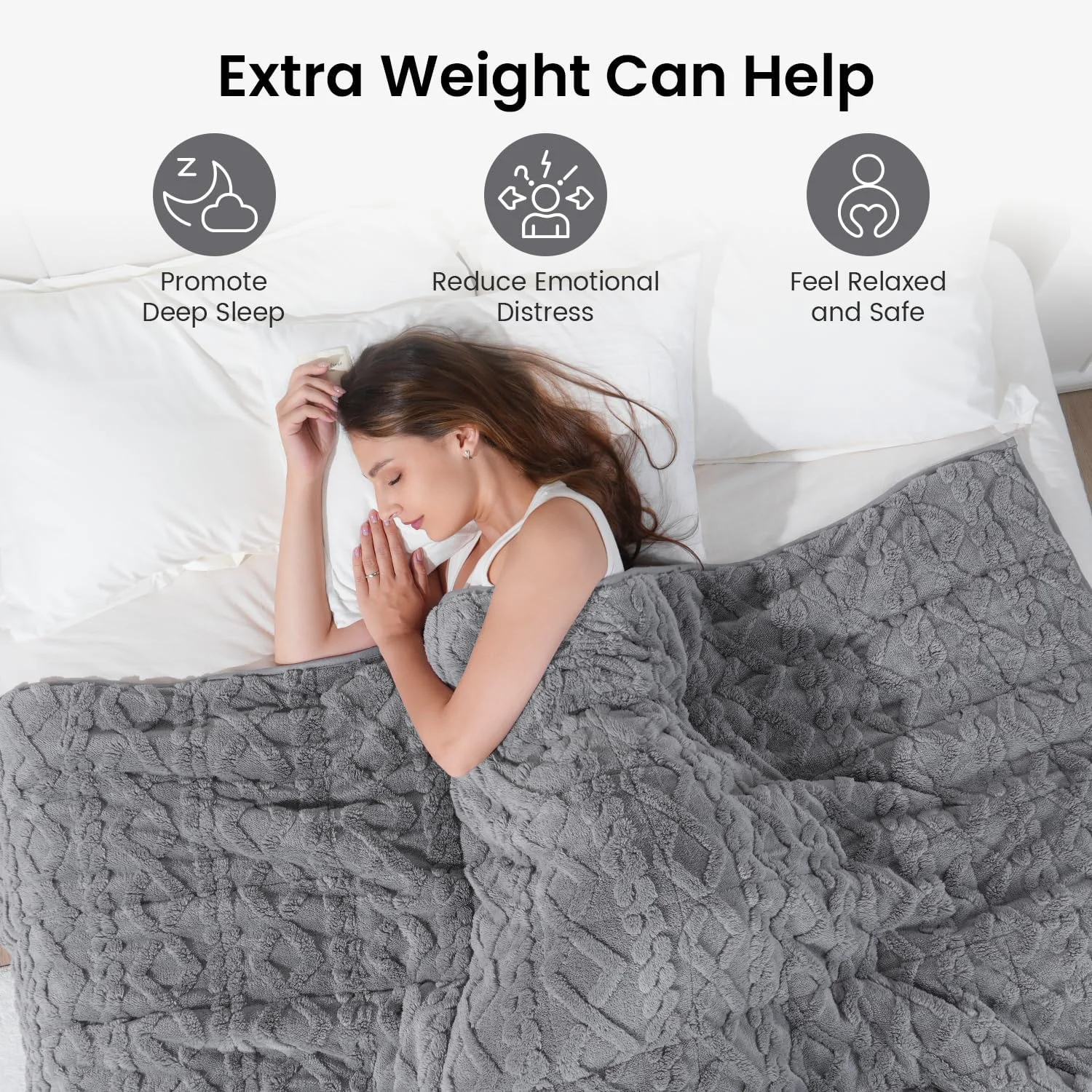 پتوی وزن دار Drewin برای بزرگسالان، سایز یک نفره، 6.8 کیلوگرم، پتوهای وزن دار دو طرفه نرم و فازی ژاکارد شرپا برای خواب، پتوی سنگین و کرکی دنج برای مبل تخت خواب، خاکستری، 122 در 183 سانتی متر پتوی وزن دار Drewin برای بزرگسالان، سایز یک نفره، 6.8 کیلوگرم، پتوهای وزن دار دو طرفه نرم و فازی ژاکارد شرپا برای خواب، پتوی سنگین و کرکی دنج برای مبل تخت خواب، خاکستری، 122 در 183 سانتی متر