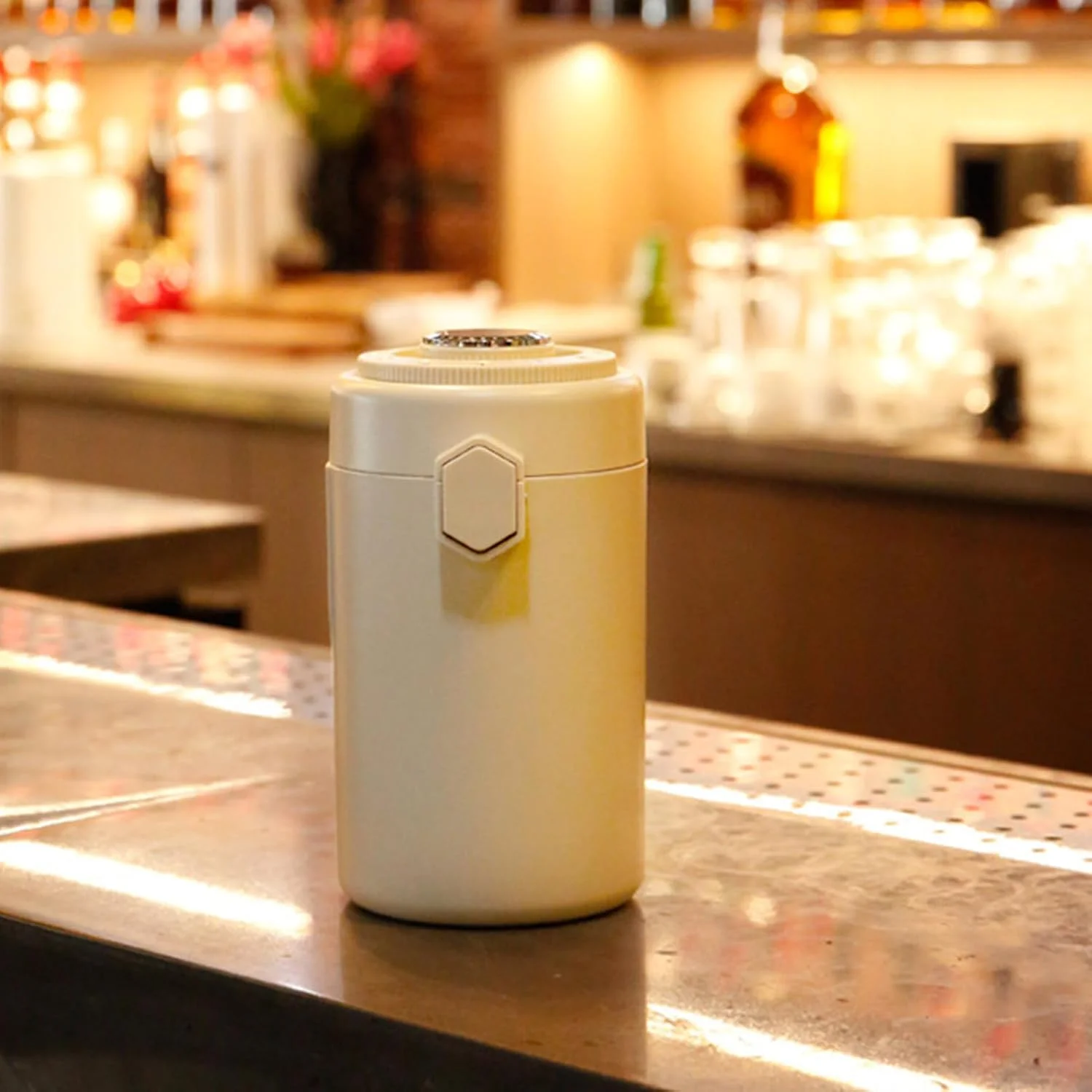 ظرف نگهداری قهوه | شیشه آشپزخانه خلاء و ضد هوا با نشانگر تاریخ | ظرف نگهداری مواد غذایی استیل ضد زنگ آشپزخانه | برای برنج چای شکر غلات آرد لوبیا و پودر قهوه