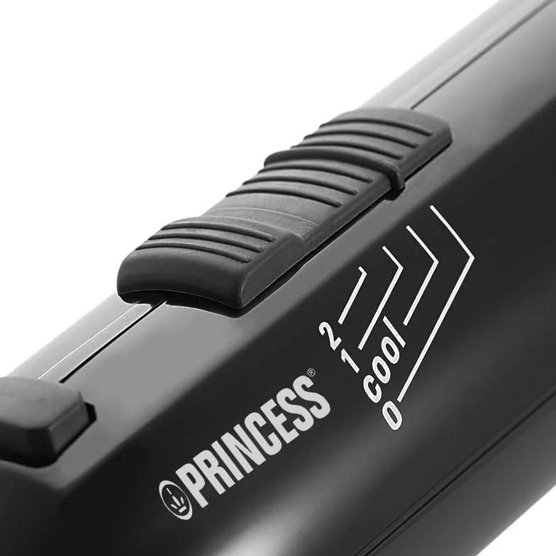 Princess 529202 Cool Curl CC 300 Black Curling Brush - For All Types of Hairstyles with 2 Brush Attachments - Cool Shot Function, Black, 1 Piece (Pack of 1) Princess 529202 Cool Curl CC 300 Black Curling Brush - For All Types of Hairstyles with 2 Brush Attachments - Cool Shot Function, Black, 1 Piece (Pack of 1)