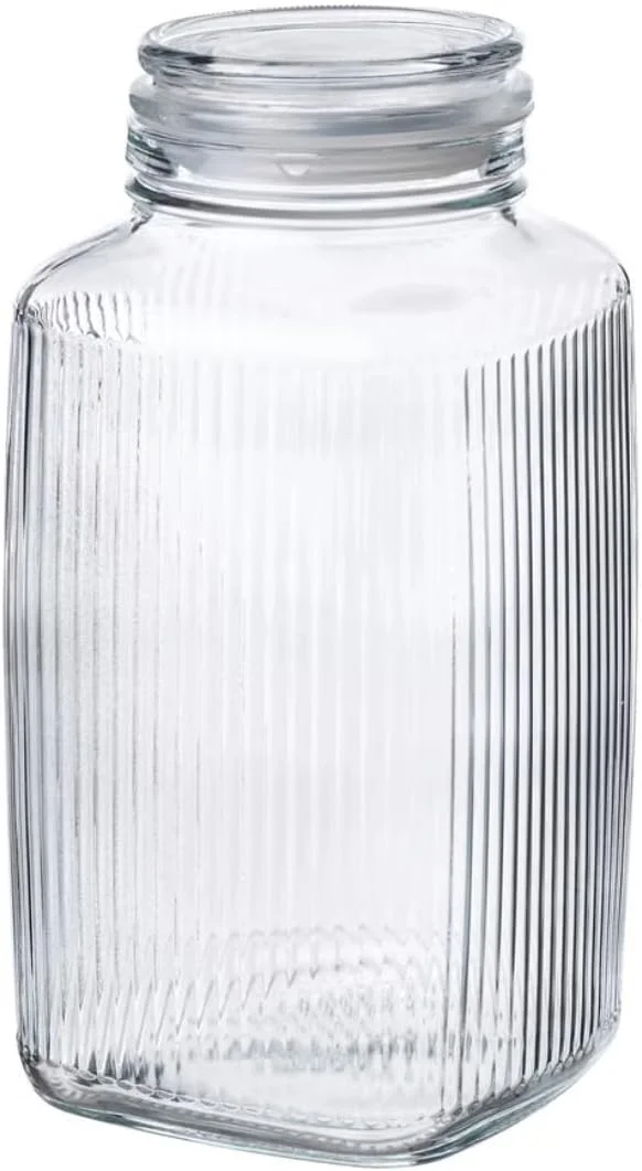 ظرف شیشه ای درب دار ایکیا KÖSSEBÄR، شیشه شفاف، 3 لیتر ظرف شیشه ای درب دار ایکیا KÖSSEBÄR، شیشه شفاف، 3 لیتر