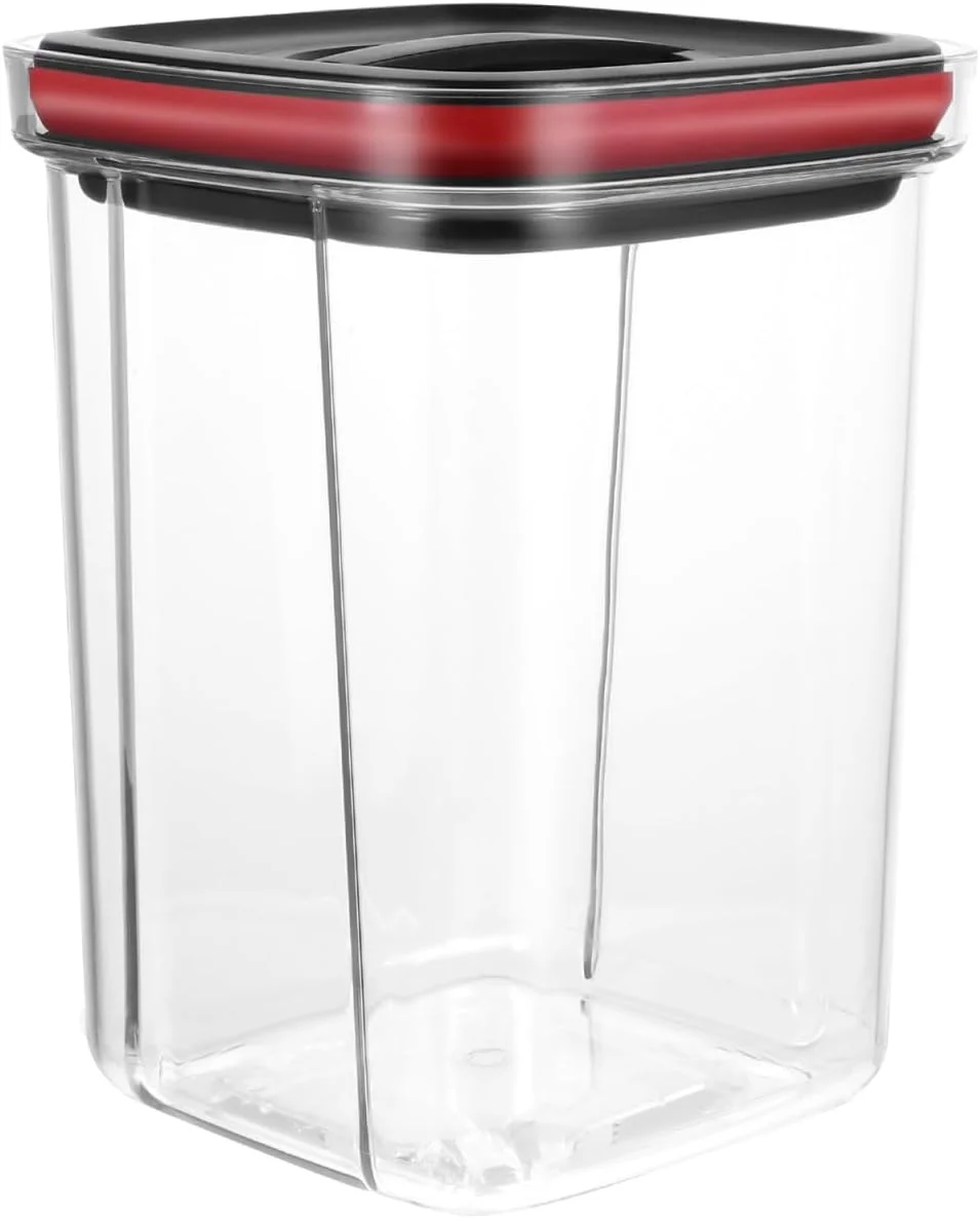 ظرف نگهداری پلاستیکی درب دار Cabilock برای غلات 1.5 لیتری، ظرف درب دار برای سازماندهی آشپزخانه و نگهداری در یخچال ظرف نگهداری پلاستیکی درب دار Cabilock برای غلات 1.5 لیتری، ظرف درب دار برای سازماندهی آشپزخانه و نگهداری در یخچال