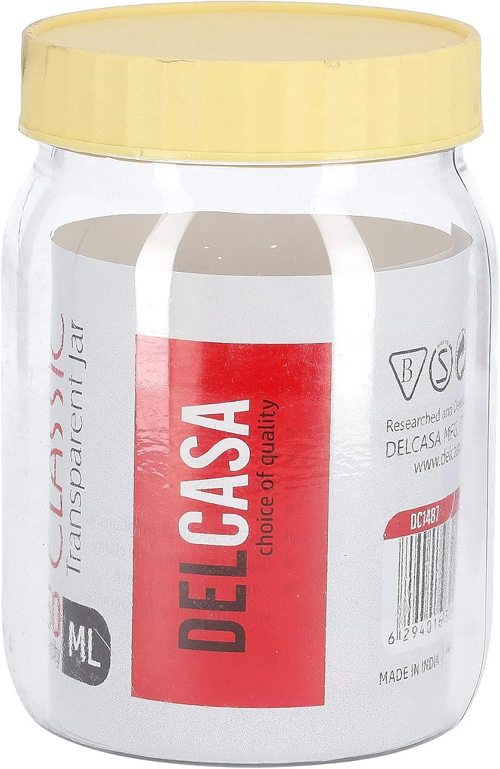 ظرف نگهداری گرد پلاستیکی 750 میلی لیتری Delcasa Dc1487 - ظرف شفاف ضد هوا - انتخاب سالم تر، حداکثر تازگی و قابل شستشو در ماشین ظرفشویی - ظرف نگهداری مواد غذایی با درب، ظرف دربسته هوا ظرف نگهداری گرد پلاستیکی 750 میلی لیتری Delcasa Dc1487 - ظرف شفاف ضد هوا - انتخاب سالم تر، حداکثر تازگی و قابل شستشو در ماشین ظرفشویی - ظرف نگهداری مواد غذایی با درب، ظرف دربسته هوا