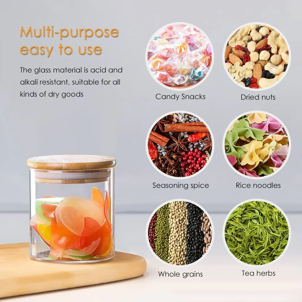 ظروف ادویه Deweey با درب بامبو، ست ظروف ادویه 2 عددی 16 اونسی شیشه ای با درب های بامبو هواگیر، ظروف نگهداری شیشه ای برای سازماندهی انبار، شکر، آرد، گیاهان و ادویه جات، ژله، لوازم DIY و صنایع دستی ظروف ادویه Deweey با درب بامبو، ست ظروف ادویه 2 عددی 16 اونسی شیشه ای با درب های بامبو هواگیر، ظروف نگهداری شیشه ای برای سازماندهی انبار، شکر، آرد، گیاهان و ادویه جات، ژله، لوازم DIY و صنایع دستی