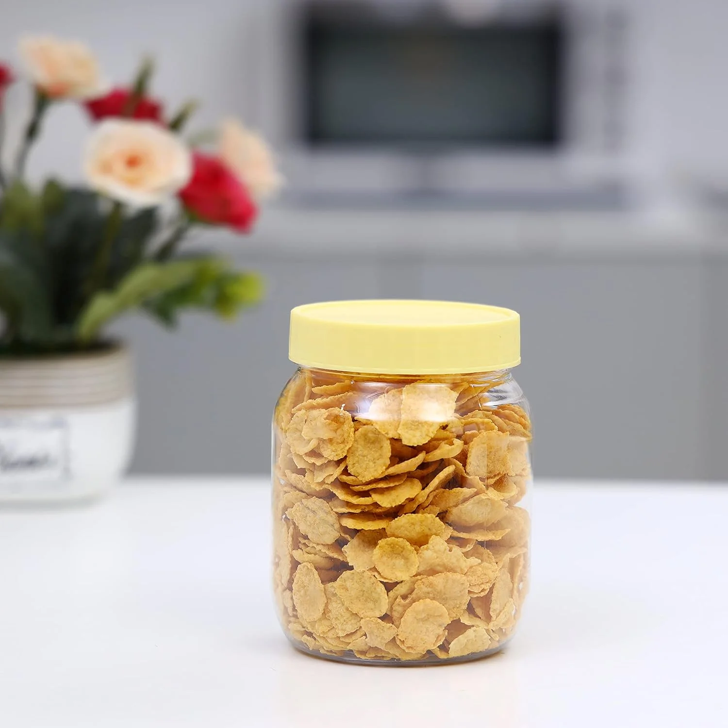 ظرف نگهداری گرد پلاستیکی 750 میلی لیتری Delcasa Dc1487 - ظرف شفاف ضد هوا - انتخاب سالم تر، حداکثر تازگی و قابل شستشو در ماشین ظرفشویی - ظرف نگهداری مواد غذایی با درب، ظرف دربسته هوا ظرف نگهداری گرد پلاستیکی 750 میلی لیتری Delcasa Dc1487 - ظرف شفاف ضد هوا - انتخاب سالم تر، حداکثر تازگی و قابل شستشو در ماشین ظرفشویی - ظرف نگهداری مواد غذایی با درب، ظرف دربسته هوا