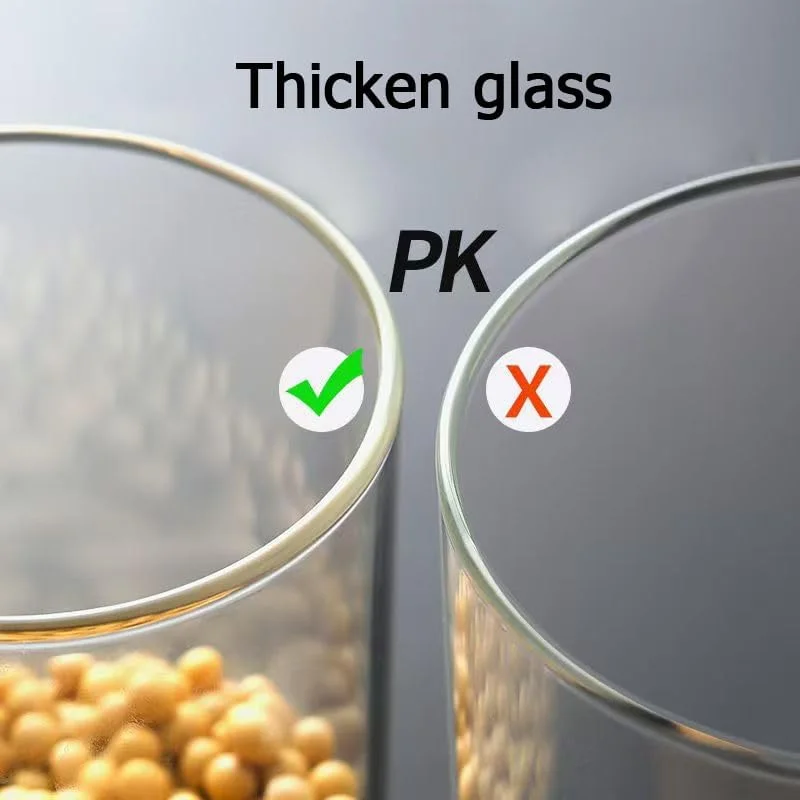 مجموعه 6 عددی شیشه های شیشه ای CZZGSM با درب بامبو و 132 برچسب از پیش چاپ شده برای آشپزخانه - ظروف شیشه ای گرد شفاف 28 اونسی برای نگهداری مواد غذایی مانند چای، قهوه و کلوچه