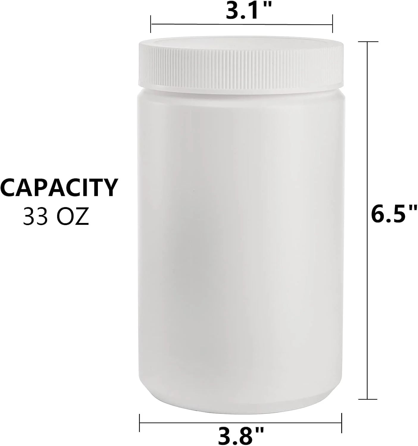 ظروف پلاستیکی دهیو، 6 عددی، 1000 میلی لیتری، دهانه گشاد، درب پیچی، مناسب برای نگهداری مواد غذایی گرم یا سرد، بستنی، سالاد، مایعات، کره بادام زمینی، آشپزخانه و مصارف خانگی، سفید ظروف پلاستیکی دهیو، 6 عددی، 1000 میلی لیتری، دهانه گشاد، درب پیچی، مناسب برای نگهداری مواد غذایی گرم یا سرد، بستنی، سالاد، مایعات، کره بادام زمینی، آشپزخانه و مصارف خانگی، سفید