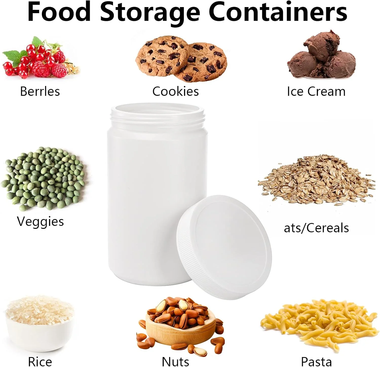 ظروف پلاستیکی دهیو، 6 عددی، 1000 میلی لیتری، دهانه گشاد، درب پیچی، مناسب برای نگهداری مواد غذایی گرم یا سرد، بستنی، سالاد، مایعات، کره بادام زمینی، آشپزخانه و مصارف خانگی، سفید ظروف پلاستیکی دهیو، 6 عددی، 1000 میلی لیتری، دهانه گشاد، درب پیچی، مناسب برای نگهداری مواد غذایی گرم یا سرد، بستنی، سالاد، مایعات، کره بادام زمینی، آشپزخانه و مصارف خانگی، سفید