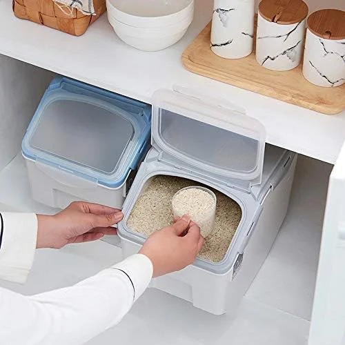 ظروف بزرگ 10 کیلوگرمی نگهداری مواد غذایی ORCHID M، سطل برنج، ظروف نگهداری مواد غذایی درب دار و پیمانه، ظروف نگهداری مواد غذایی آشپزخانه با قابلیت نگهداری هوا برای نگهداری مواد غذایی خشک، ظرف نگهداری مواد غذایی ظروف بزرگ 10 کیلوگرمی نگهداری مواد غذایی ORCHID M، سطل برنج، ظروف نگهداری مواد غذایی درب دار و پیمانه، ظروف نگهداری مواد غذایی آشپزخانه با قابلیت نگهداری هوا برای نگهداری مواد غذایی خشک، ظرف نگهداری مواد غذایی