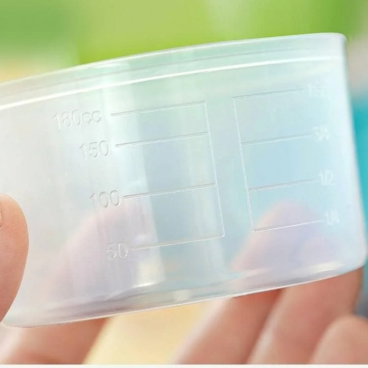 ست 4 عددی ظروف نگهداری غلات پریمیفای | ظرفیت 2.5 لیتر / 2 کیلوگرم، ظرف نگهداری مواد غذایی درب دار | سطل/دیسپنسر نگهداری برنج پلاستیکی بدون BPA + پیمانه اندازه گیری و دهانه خروجی