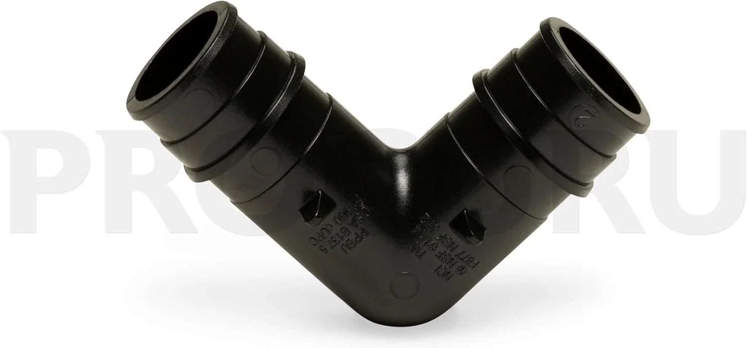 [بسته 25 عددی] زانویی 90 درجه 3/4 اینچ PROCURU، اتصالات لوله کشی PEX-A F1960، دارای گواهی ایمنی (8AP9002-25P)