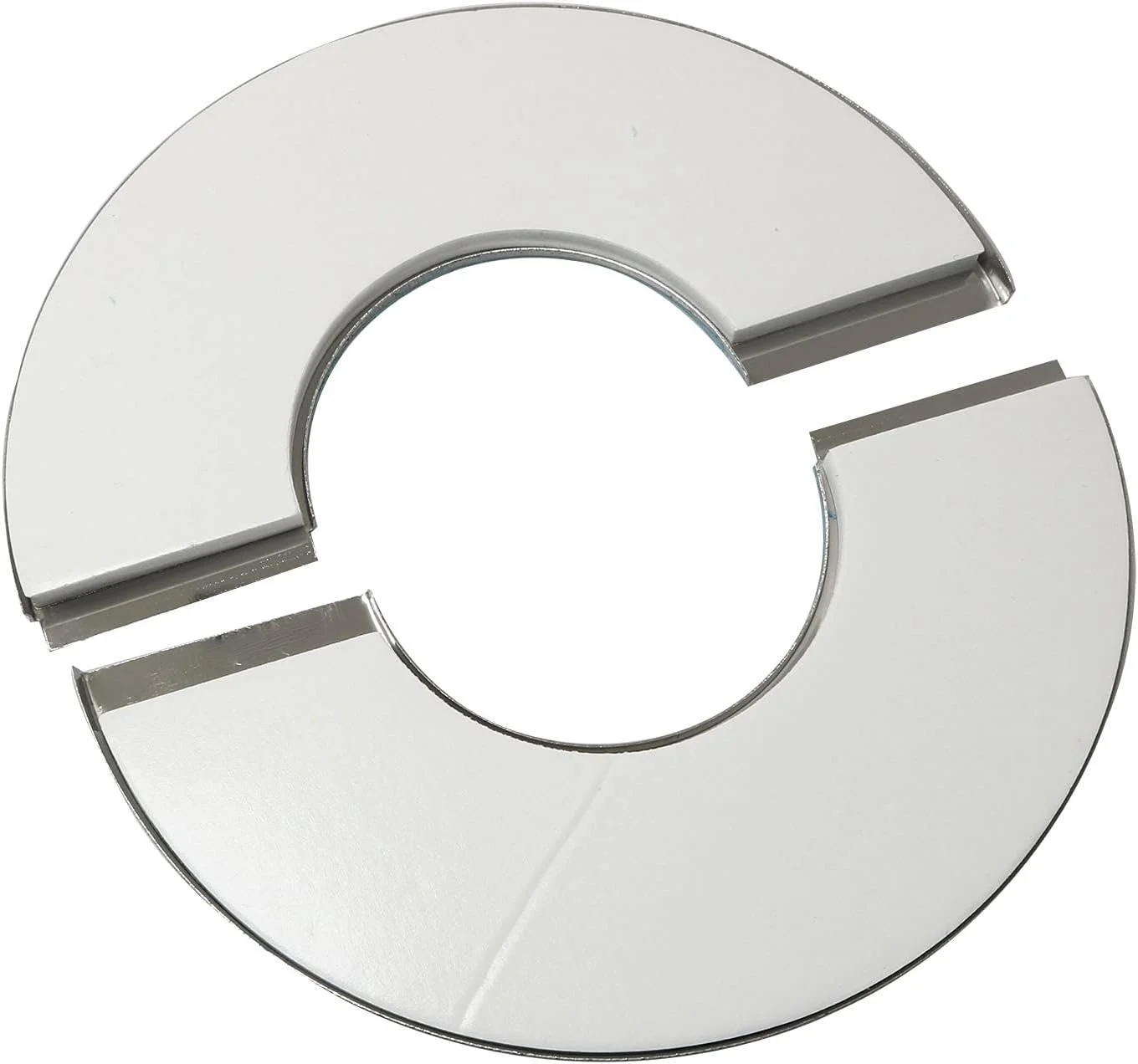 PZRT دو عدد فلنج دیواری شکاف دار، صفحه محافظ استیل ضد زنگ گرد روکش لوله آب نصب شده روی دیوار، لوازم جانبی برای لوله با قطر 22 میلی متر