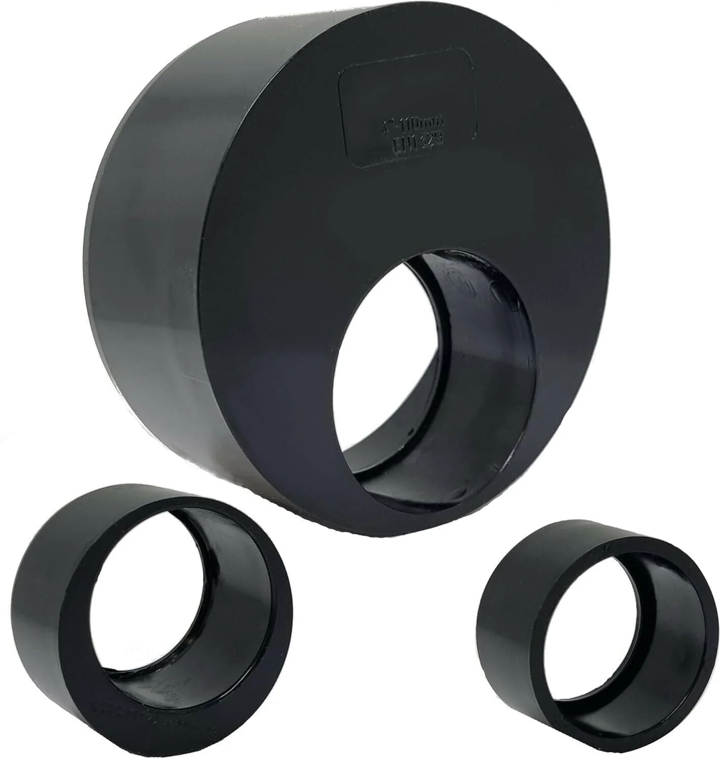 تبدیل لوله فاضلاب Pipestation، از 110 میلی متر به 50 میلی متر، 40 میلی متر، 32 میلی متر | اتصال دهنده لوله فاضلاب فشاری برای لوله فاضلاب | اتصالات لوله پی وی سی تخلیه آب