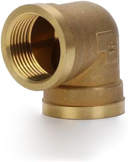 زانویی مادگی برنجی ORACZ | زانویی مادگی دنده ای برنجی | اتصال دهنده لوله سنگین | اتصالات لوله کشی مقاوم در برابر خوردگی | سایزهای موجود: 1/4 اینچ، 1/2 اینچ، 3/8 اینچ، 3/4 اینچ، 1 اینچ، 1-1/4 اینچ، 1-1/2 اینچ (1/2 اینچ، 2 عدد)