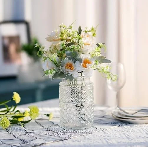 ظروف شیشه ای نگهداری BIGTHREE، شیشه های درب دار بامبو با طراحی قدیمی، مناسب برای ظروف آشپزخانه، ظروف حبوبات، شیشه های تزئینی، شیشه های درب دار برای نگهداری شیرینی، اسنک، کلوچه، قهوه، چای و آجیل.