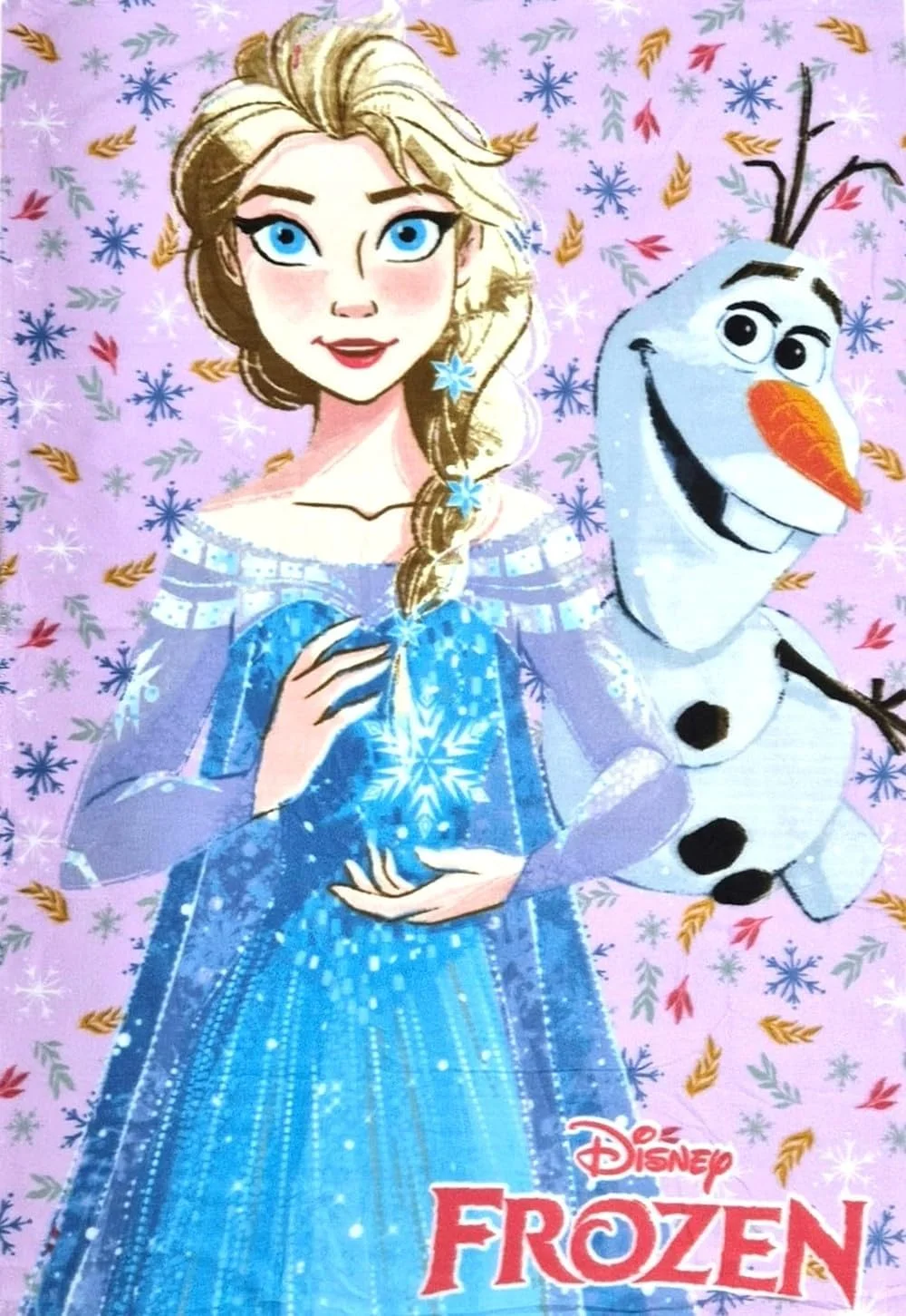 پتو پشمی دیزنی فروزن برای کودکان - 100x140 سانتی متر - پتوی نرم و راحت پلی استر بچه گانه - لوازم خواب زمستانی و مسافرتی