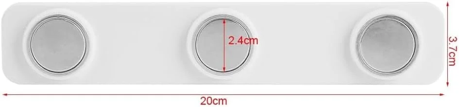 نگهدارنده مغناطیسی بطری AMERTEER برای یخچال – بسته 2 عددی نوارهای مغناطیسی قوی برای بطری ها، شیشه ها، قوطی ها – سازمان دهنده یخچال صرفه جویی در فضا برای آشپزخانه، بار، انبار، ذخیره سازی زیرزمین آبجو، بدون نیاز به سوراخ کاری