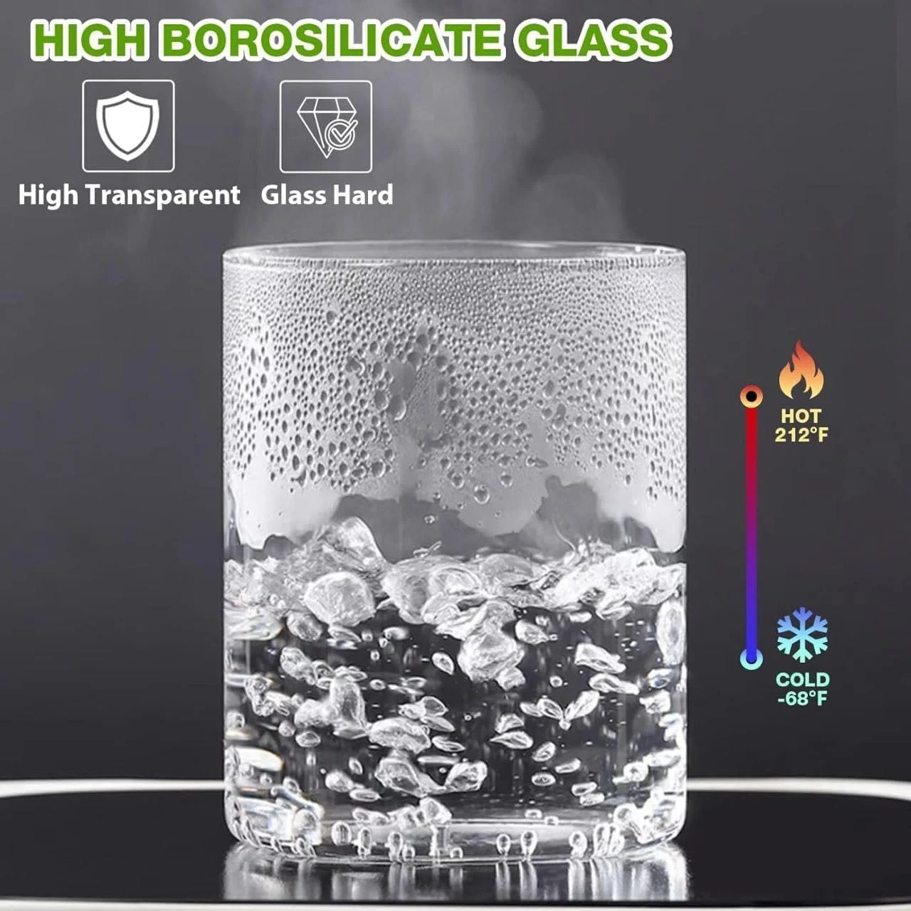 ظرف شیشه ای گرد درب بامبو AMROAH، 750 میلی لیتر، مناسب برای نگهداری مواد غذایی، قهوه، چای، کوکی، پاستا، حبوبات و گیاهان دارویی - 4 عدد