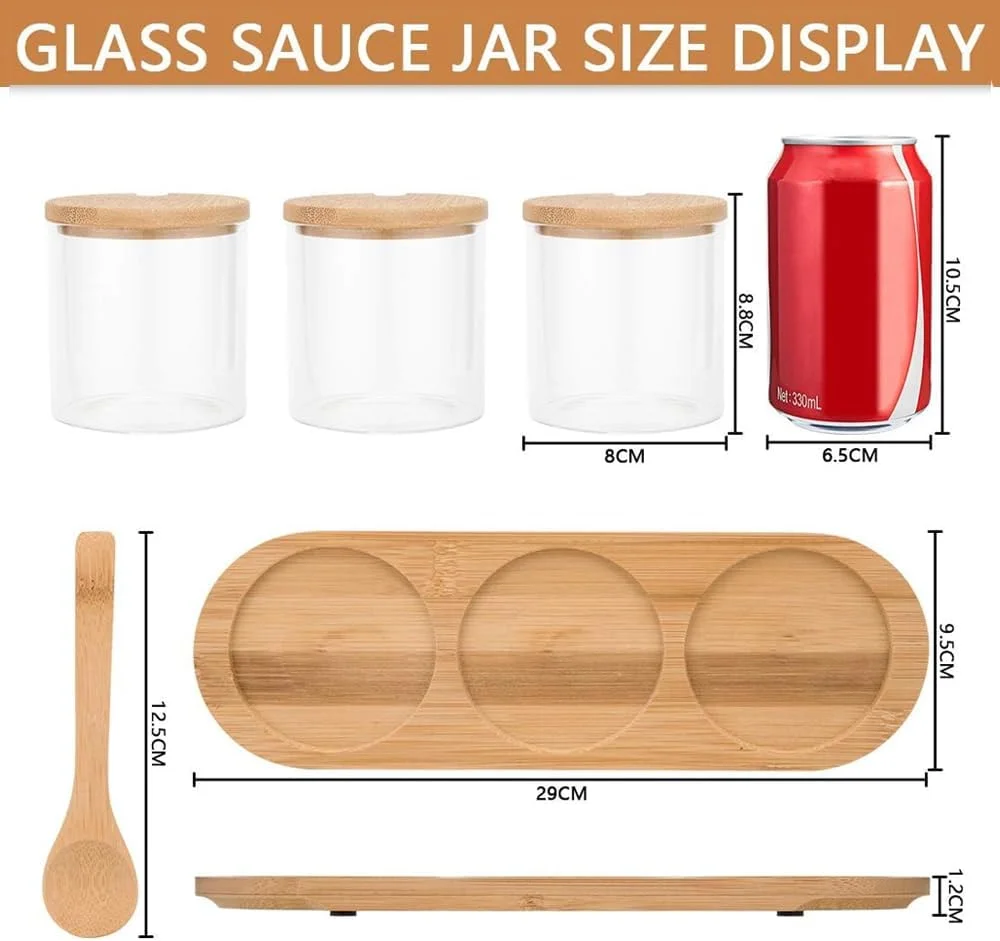 ست ظروف ذخیره سازی بامبو AMERTEER | بسته 3 عددی ظروف شیشه ای با درب بامبو برای سازماندهی آشپزخانه | ذخیره سازی ادویه جات، گیاهان و مواد غذایی | مهر و موم هوا، شیک، پایدار و لوازم جانبی آشپزخانه ست ظروف ذخیره سازی بامبو AMERTEER | بسته 3 عددی ظروف شیشه ای با درب بامبو برای سازماندهی آشپزخانه | ذخیره سازی ادویه جات، گیاهان و مواد غذایی | مهر و موم هوا، شیک، پایدار و لوازم جانبی آشپزخانه