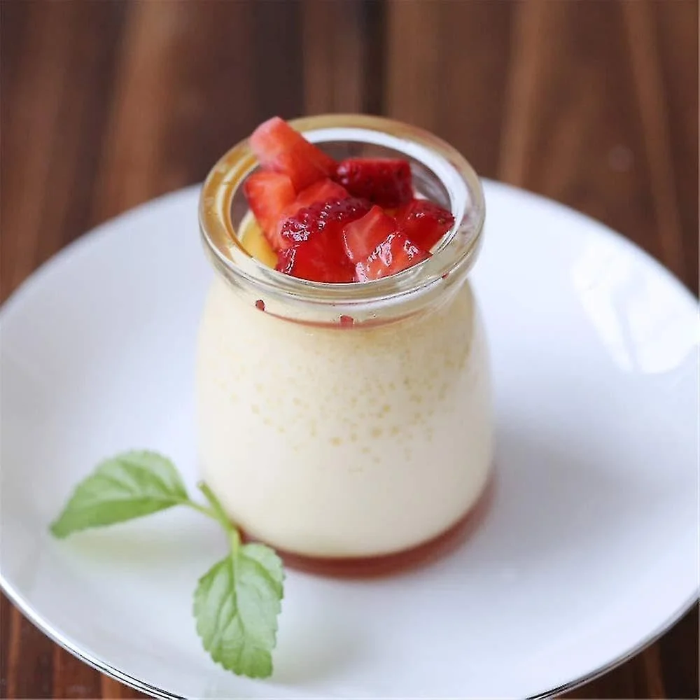 بطری های شیشه ای، بطری شیر شیشه ای شفاف 100 میلی لیتری با درب های سفید و محکم، 3 عدد، شیشه های آبمیوه قابل استفاده مجدد برای اسموتی، ماست، نگهداری نوشیدنی، ظروف نوشیدنی لبنی قدیمی