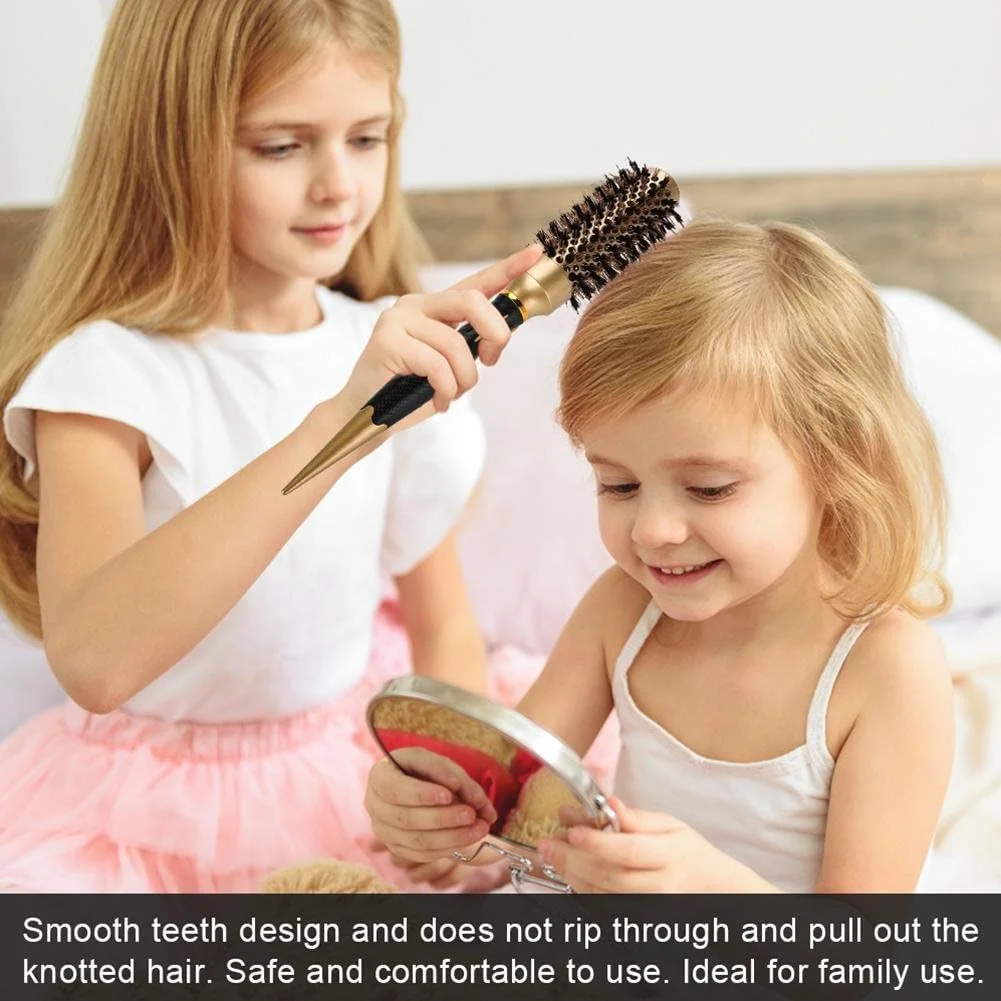 ست برس حرارتی گرد KASTWAVE، برس حالت دهنده حرارتی فوری 4 در 1، برس موی بزرگ آنیونی ضد الکتریسیته ساکن برای خشک کردن، فر کردن و صاف کردن مو، حجم دهی و درخشندگی، بسیار مناسب با سشوار ست برس حرارتی گرد KASTWAVE، برس حالت دهنده حرارتی فوری 4 در 1، برس موی بزرگ آنیونی ضد الکتریسیته ساکن برای خشک کردن، فر کردن و صاف کردن مو، حجم دهی و درخشندگی، بسیار مناسب با سشوار