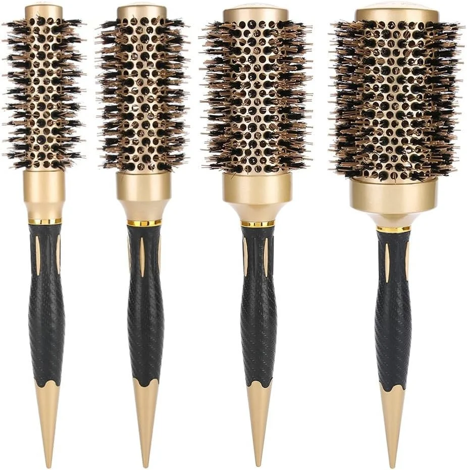 ست برس حرارتی گرد KASTWAVE، برس حالت دهنده حرارتی فوری 4 در 1، برس موی بزرگ آنیونی ضد الکتریسیته ساکن برای خشک کردن، فر کردن و صاف کردن مو، حجم دهی و درخشندگی، بسیار مناسب با سشوار ست برس حرارتی گرد KASTWAVE، برس حالت دهنده حرارتی فوری 4 در 1، برس موی بزرگ آنیونی ضد الکتریسیته ساکن برای خشک کردن، فر کردن و صاف کردن مو، حجم دهی و درخشندگی، بسیار مناسب با سشوار