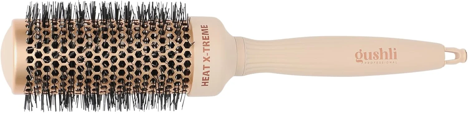 برس حرارتی گرد سرامیکی حرفه ای مو گاشلی مدل Heat Xtreme HX43 مناسب برای خشک کردن و حالت دادن به مو