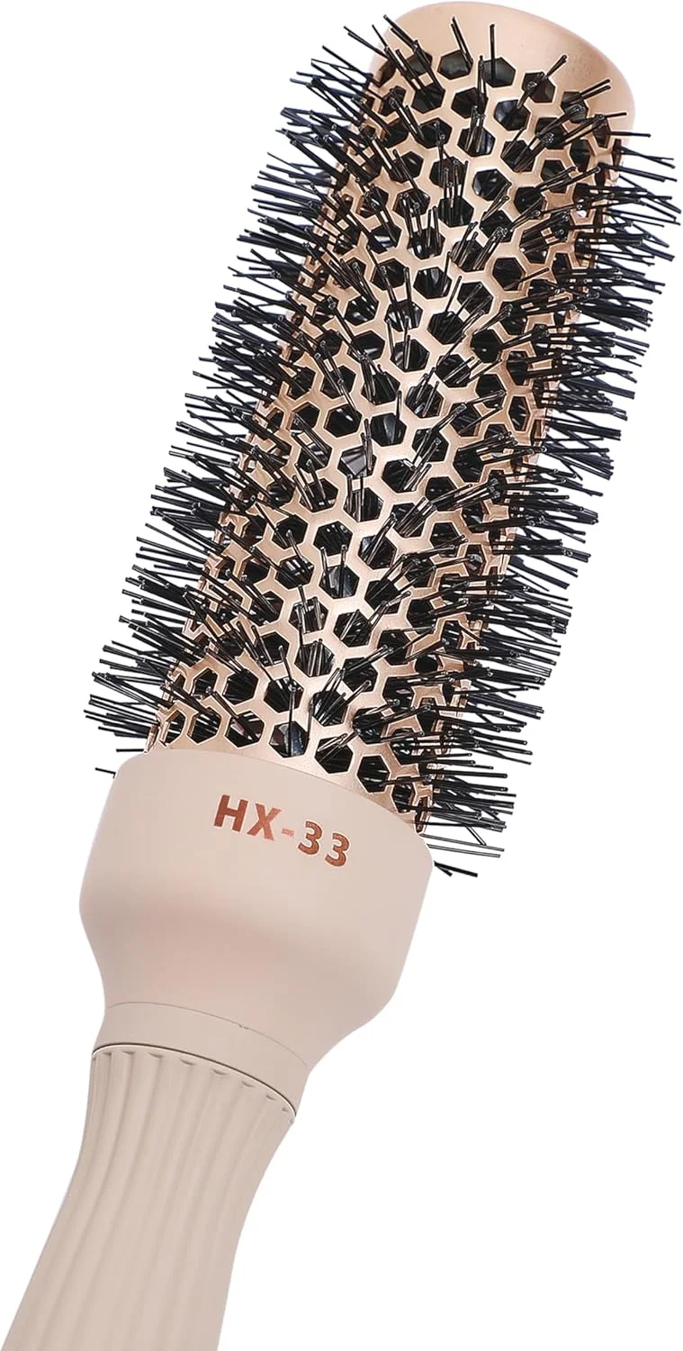 برس حرارتی گرد سرامیکی آیون حرفه ای گاشلی مدل Heat Xtreme HX33 مناسب برای خشک کردن و حالت دادن مو