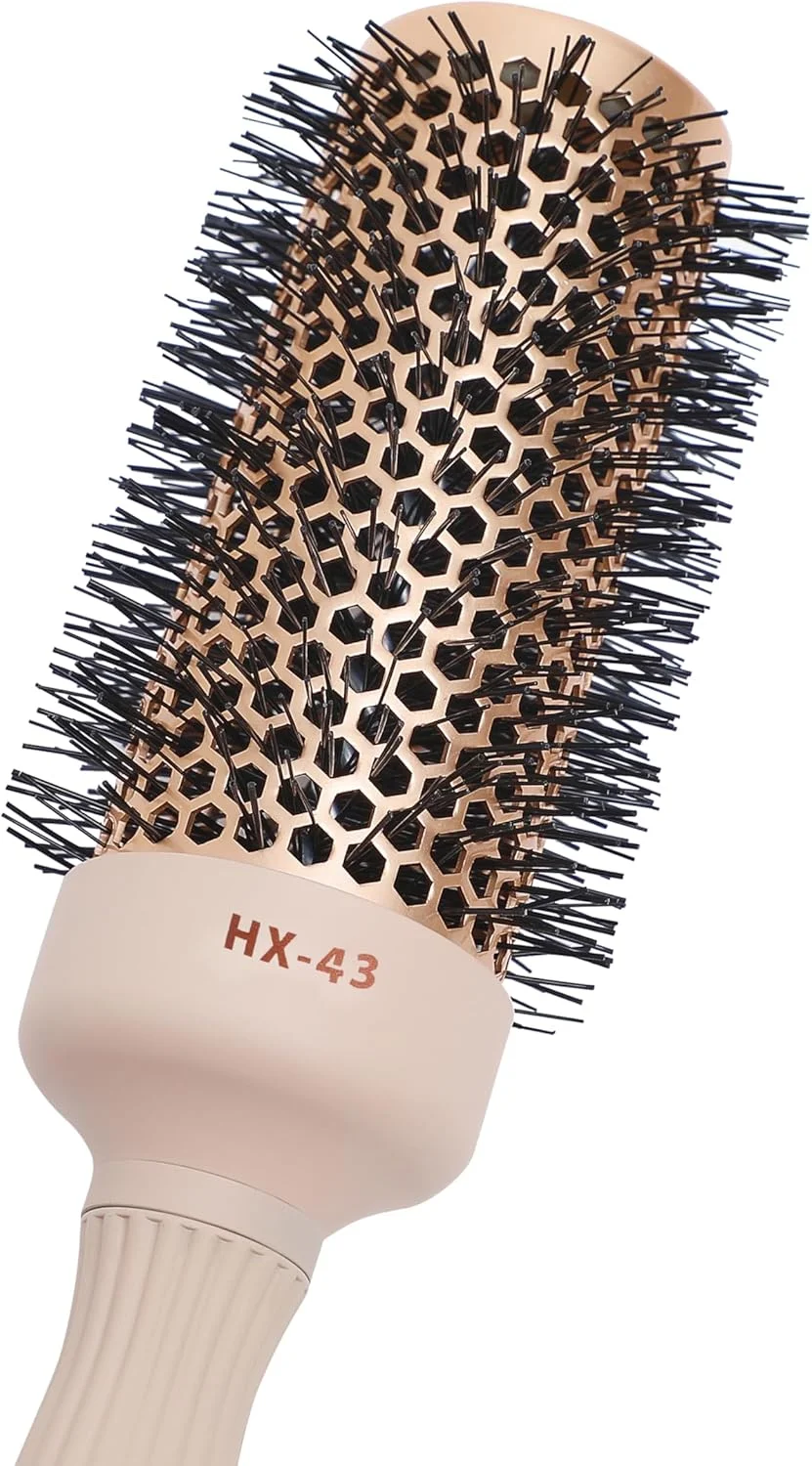 برس حرارتی گرد سرامیکی حرفه ای مو گاشلی مدل Heat Xtreme HX43 مناسب برای خشک کردن و حالت دادن به مو