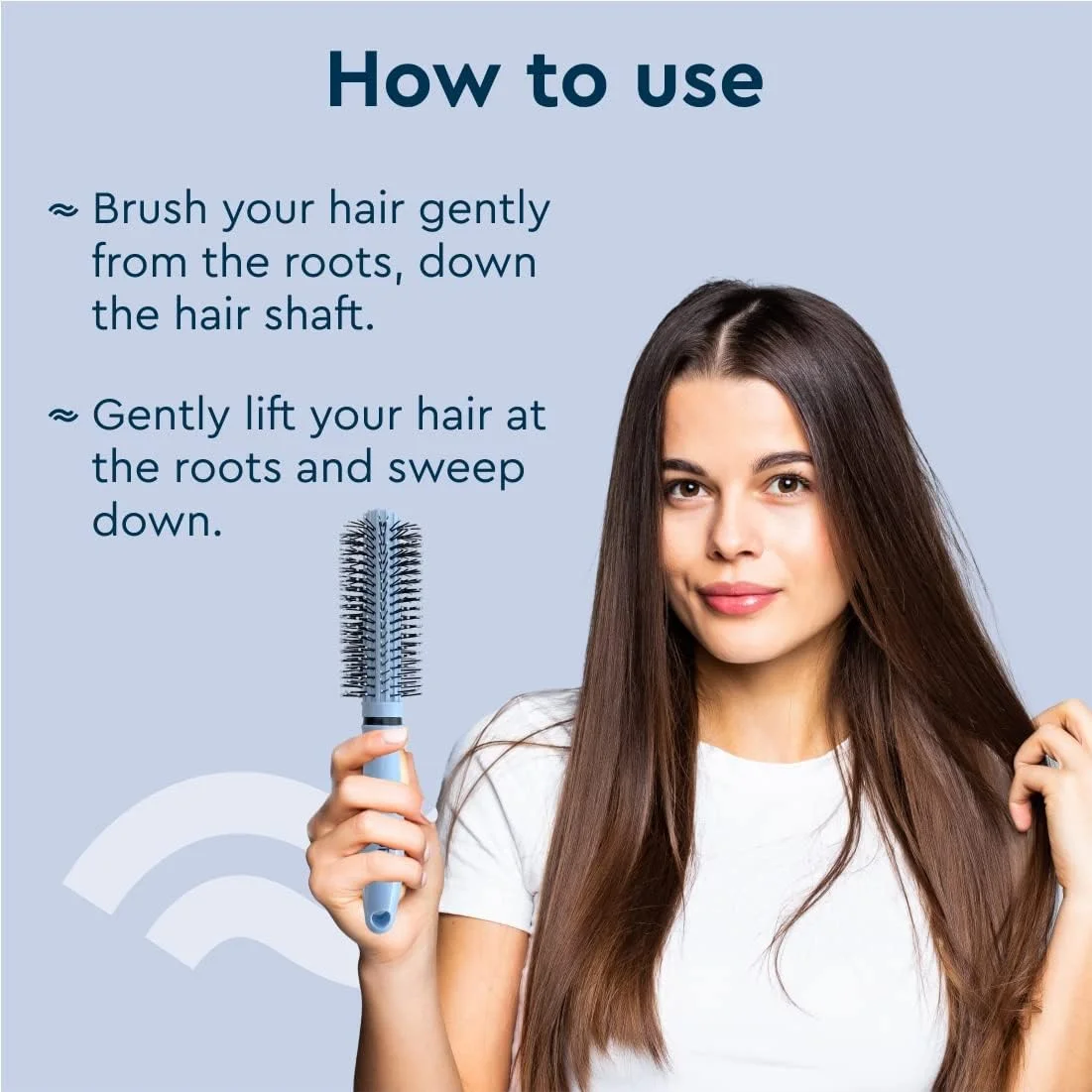 GUBB Grooming Stylish Combo of Round Rolling Curling Roller Comb Hair Brush & Half Coarse and Half Fine General Grooming Comb - Blue GUBB Grooming Stylish Combo of Round Rolling Curling Roller Comb Hair Brush & Half Coarse and Half Fine General Grooming Comb - Blue
