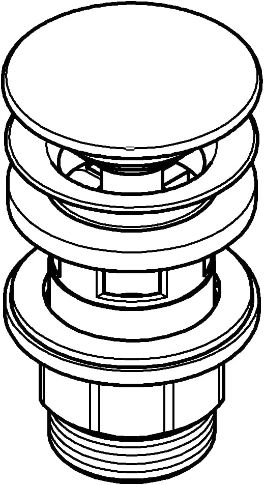 اتصالات حمام GROHE، مجموعه تخلیه با دکمه فشاری، 40824000