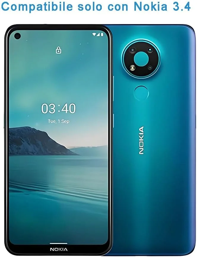 محافظ صفحه نمایش HYGMOCC برای نوکیا 3.4، شیشه حرارت دیده، وضوح HD، سختی 9H، نصب آسان، ضد خش، بدون حباب (1 عدد) محافظ صفحه نمایش HYGMOCC برای نوکیا 3.4، شیشه حرارت دیده، وضوح HD، سختی 9H، نصب آسان، ضد خش، بدون حباب (1 عدد)