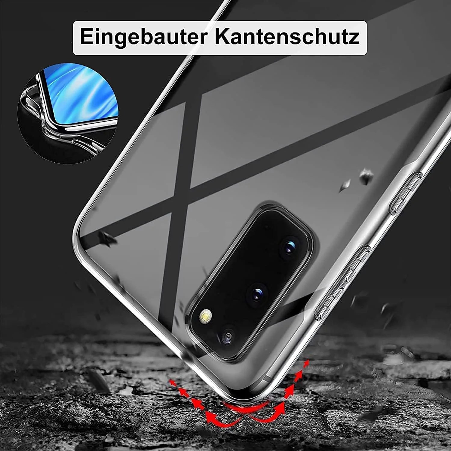 کاور WXPPJ برای نوکیا 6300 4G، کاور TPU شفاف ضد زردی، کاور محافظ نرم ضد ضربه + 2 عدد محافظ صفحه نمایش شیشه ای تمپرد برای نوکیا 6300 4G (2.4 اینچ) - شفاف