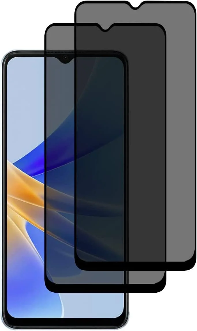 محافظ صفحه نمایش ضد جاسوسی Hkess بسته 2 عددی برای نوکیا 7.2/نوکیا 6.2 - محافظ صفحه حریم خصوصی تمام صفحه، فیلم شیشه ای حرارت دیده سه بعدی، سختی 9H ضد خش و پوشش کامل