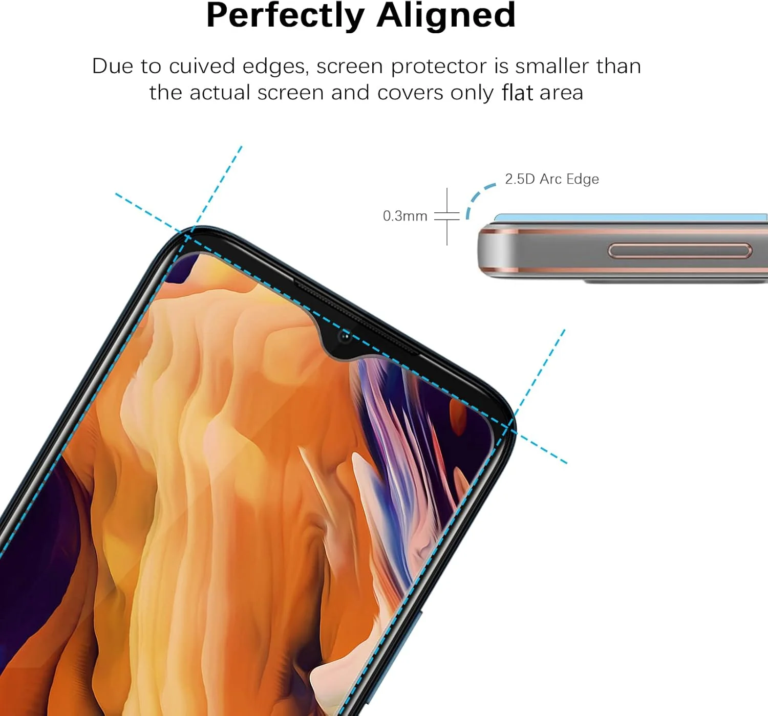 کاور SCL برای گوشی نوکیا C12 به همراه محافظ صفحه نمایش، محافظ صفحه نمایش شیشه ای حرارت دیده نوکیا C12 [2 عدد] + کاور محافظ TPU ضد خش و ضد اثر انگشت