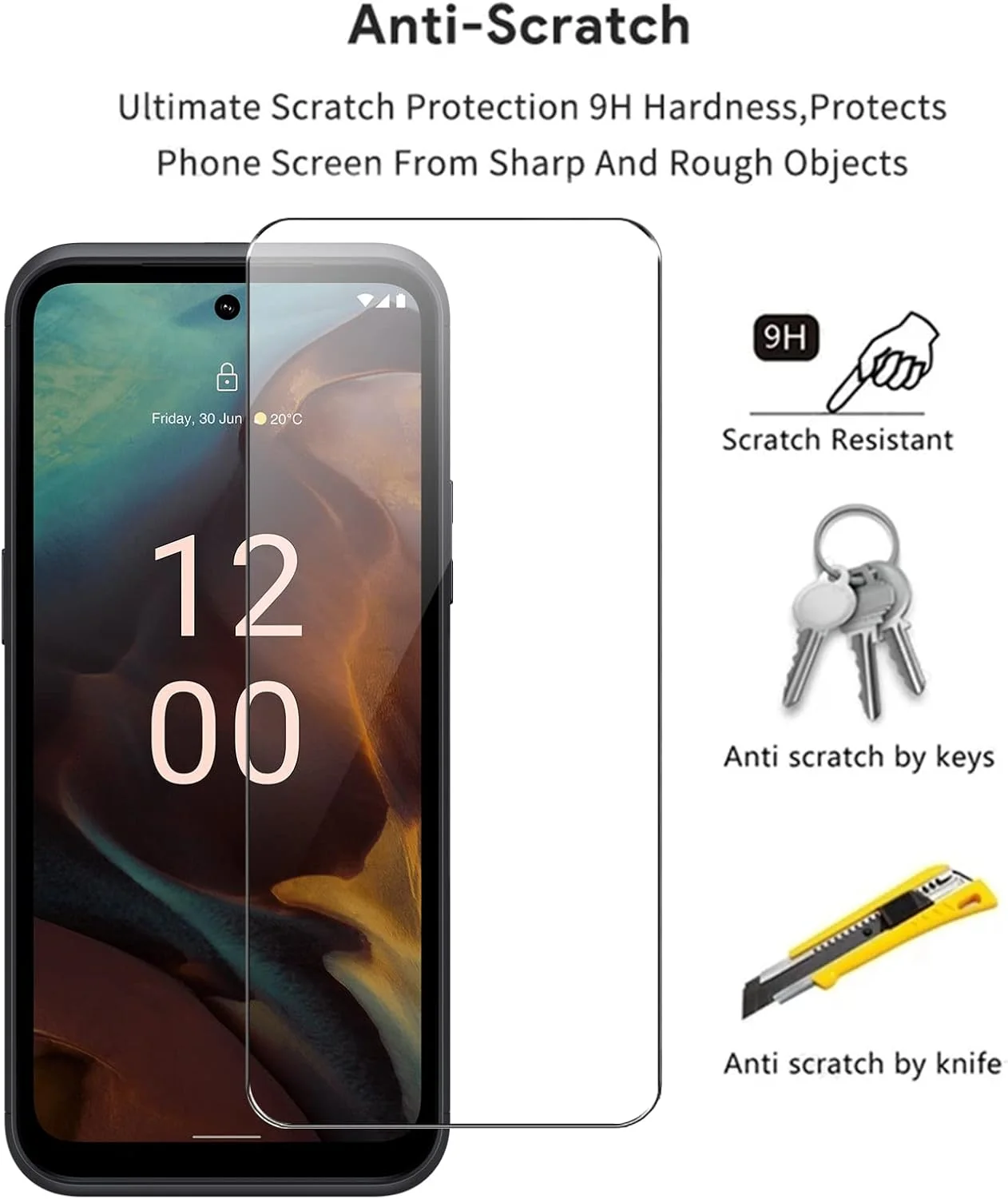 محافظ صفحه نمایش KUSINHOKA برای نوکیا XR21، بسته 3 عددی محافظ صفحه نمایش شیشه ای حرارت دیده شفاف HD ضد خش ضد اثر انگشت شیشه ای حرارت دیده ضد روغن ضد حباب حساسیت بالا محافظ صفحه نمایش KUSINHOKA برای نوکیا XR21، بسته 3 عددی محافظ صفحه نمایش شیشه ای حرارت دیده شفاف HD ضد خش ضد اثر انگشت شیشه ای حرارت دیده ضد روغن ضد حباب حساسیت بالا