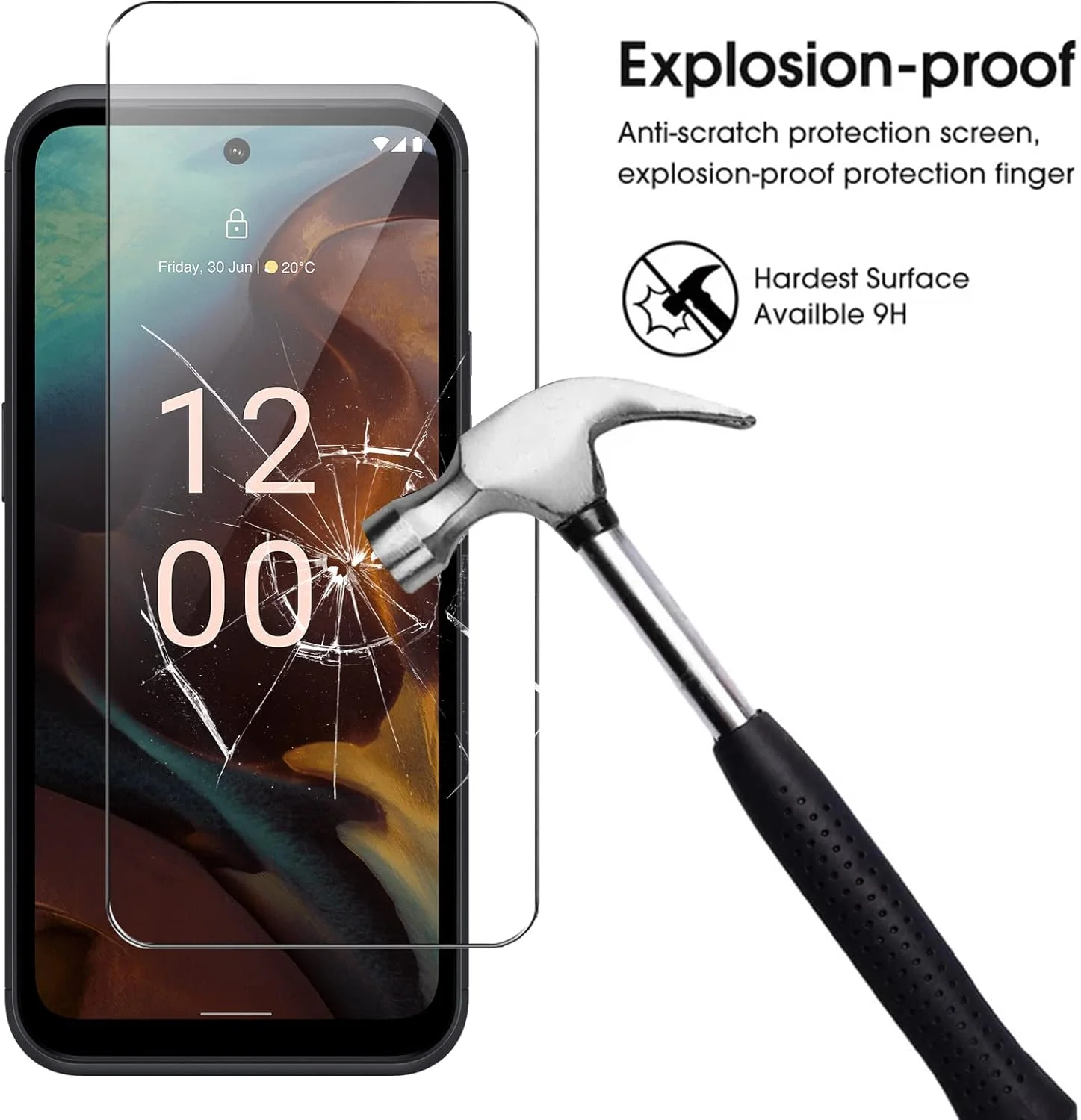 محافظ صفحه نمایش KUSINHOKA برای نوکیا XR21، بسته 3 عددی محافظ صفحه نمایش شیشه ای حرارت دیده شفاف HD ضد خش ضد اثر انگشت شیشه ای حرارت دیده ضد روغن ضد حباب حساسیت بالا محافظ صفحه نمایش KUSINHOKA برای نوکیا XR21، بسته 3 عددی محافظ صفحه نمایش شیشه ای حرارت دیده شفاف HD ضد خش ضد اثر انگشت شیشه ای حرارت دیده ضد روغن ضد حباب حساسیت بالا