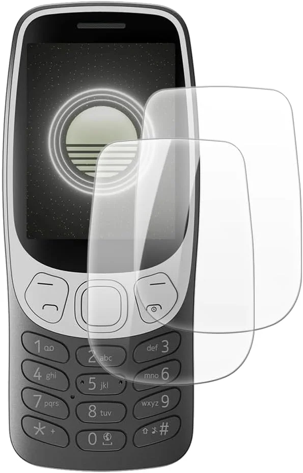 Shantime [2 Pack] Tempered Glass Screen Protector Compatible with Nokia 3210 2024 (2.4 Inch), HD Clear Anti-Scratch Bubble-Free Case Friendly