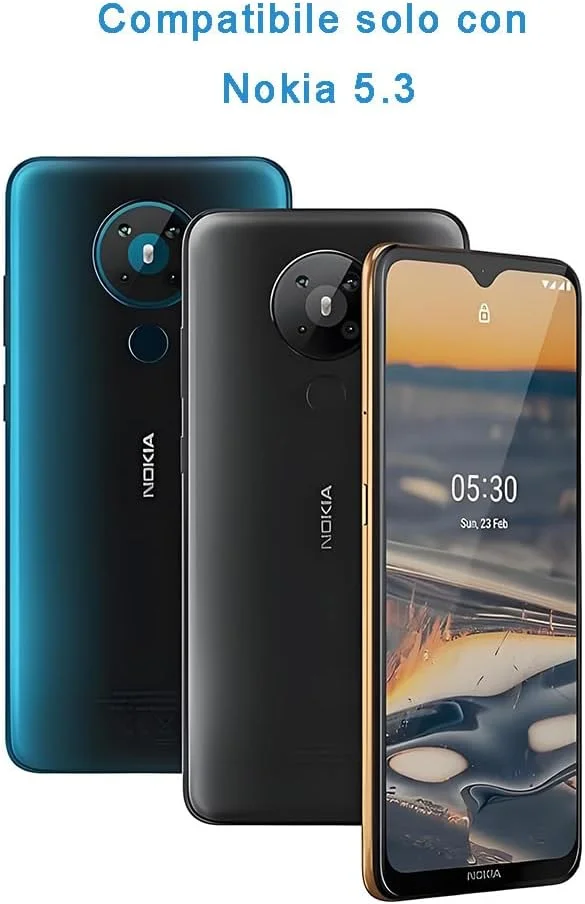 محافظ صفحه نمایش شیشه ای حرارت دیده هیدموک برای نوکیا 5.3، محافظ صفحه نمایش HD با سختی 9H، نصب آسان، ضد خش، بدون حباب (بسته 2 عددی) محافظ صفحه نمایش شیشه ای حرارت دیده هیدموک برای نوکیا 5.3، محافظ صفحه نمایش HD با سختی 9H، نصب آسان، ضد خش، بدون حباب (بسته 2 عددی)