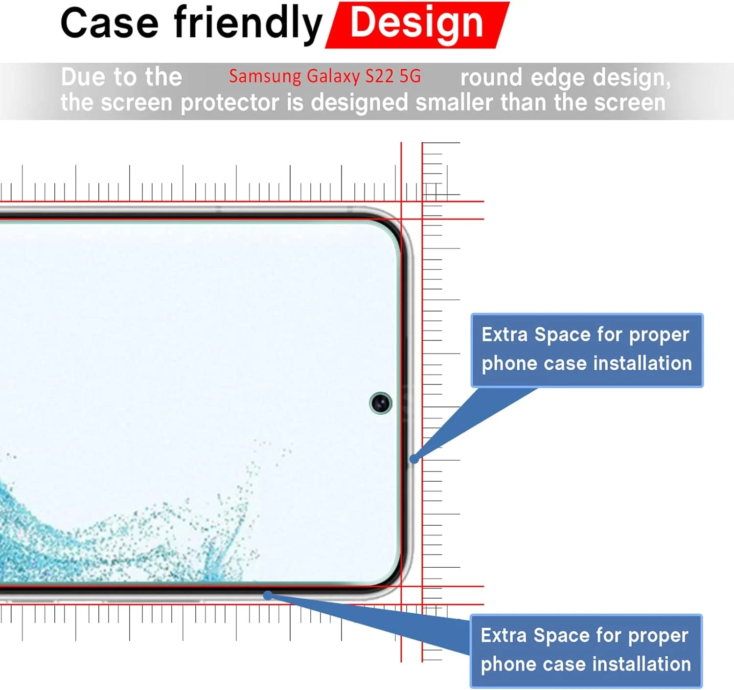 محافظ صفحه نمایش شیشه ای حرارت دیده AOKUMA برای نوکیا 1 پلاس، [2 عدد] فیلم محافظ با کیفیت عالی، سازگار با قاب، لبه گرد راحت، ضد خرد شدن، ضد ضربه، ضد خش و ضد روغن