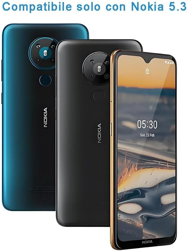 محافظ صفحه نمایش HYGMOCC برای نوکیا 5.3 شیشه حرارت دیده HD سختی 9H نصب آسان سازگار با قاب ضد خش بدون حباب (بسته 1 عددی) محافظ صفحه نمایش HYGMOCC برای نوکیا 5.3 شیشه حرارت دیده HD سختی 9H نصب آسان سازگار با قاب ضد خش بدون حباب (بسته 1 عددی)