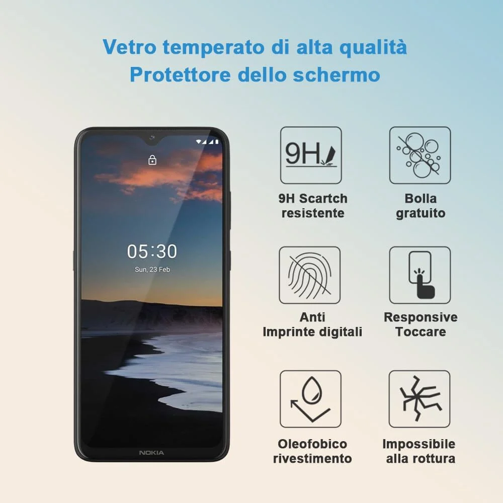 محافظ صفحه نمایش HYGMOCC برای نوکیا 5.3 شیشه حرارت دیده HD سختی 9H نصب آسان سازگار با قاب ضد خش بدون حباب (بسته 1 عددی) محافظ صفحه نمایش HYGMOCC برای نوکیا 5.3 شیشه حرارت دیده HD سختی 9H نصب آسان سازگار با قاب ضد خش بدون حباب (بسته 1 عددی)