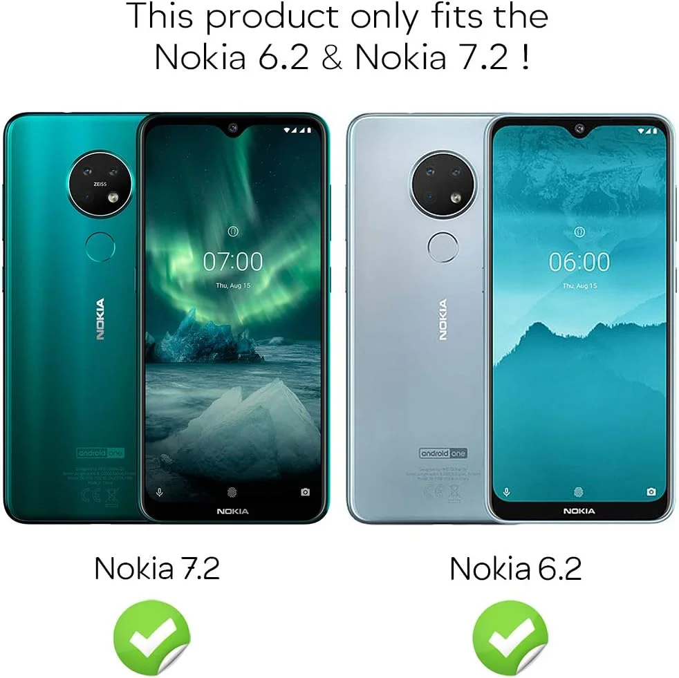 محافظ صفحه نمایش شیشه ای NALIA سازگار با نوکیا 6.2، پوشش کامل 9H، محافظ صفحه نمایش فیلم شیشه ای مقاوم، شفاف کریستالی - مشکی شفاف (بسته 2 عددی) محافظ صفحه نمایش شیشه ای NALIA سازگار با نوکیا 6.2، پوشش کامل 9H، محافظ صفحه نمایش فیلم شیشه ای مقاوم، شفاف کریستالی - مشکی شفاف (بسته 2 عددی)