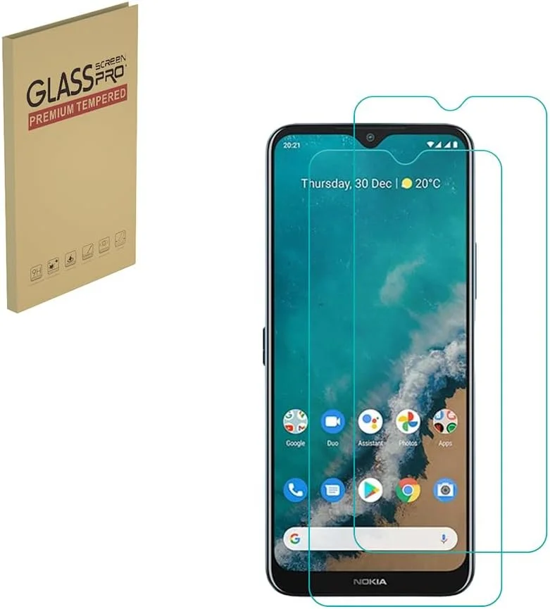 محافظ صفحه نمایش شیشه ای تمپرد HYGMOCC برای نوکیا G50 / C30، سختی 9H، نصب آسان، ضد خش، بدون حباب (بسته 2 عددی)