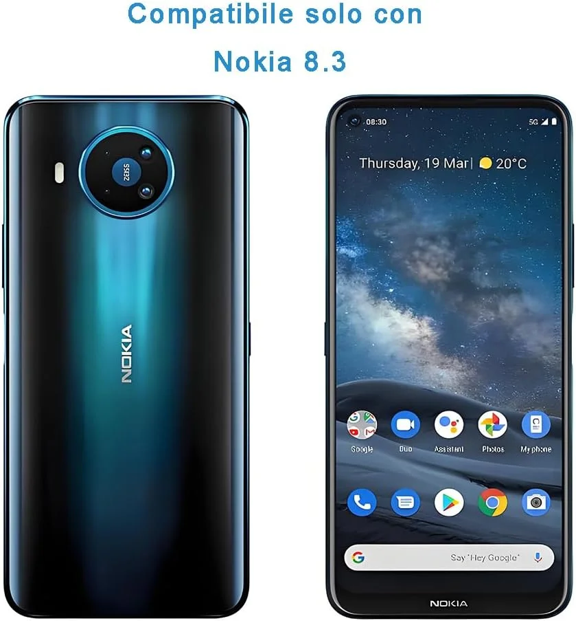 محافظ صفحه نمایش شیشه ای حرارت دیده هایگماک نوکیا 8.3، محافظ صفحه نمایش HD با سختی 9H، نصب آسان، ضد خش و بدون حباب (بسته 2 عددی) مناسب با قاب محافظ صفحه نمایش شیشه ای حرارت دیده هایگماک نوکیا 8.3، محافظ صفحه نمایش HD با سختی 9H، نصب آسان، ضد خش و بدون حباب (بسته 2 عددی) مناسب با قاب